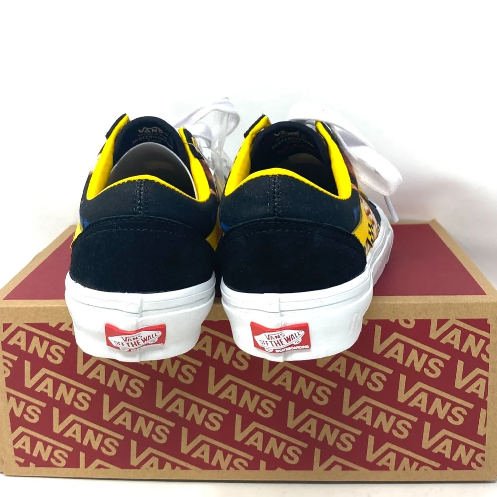 VANS Skate Old Skool Bruce Lee Shoes Low Black Women's Suede Canvas VN0A5FCBY23 - Picture 6 of 10